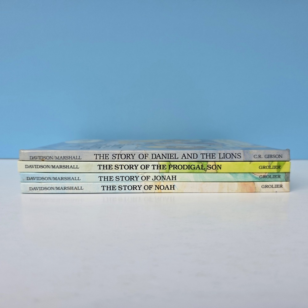 Lot of 4 Alice in Bibleland Books Hardcover Daniel Noah Prodigal Son Jonah VTG - Picture 2 of 12